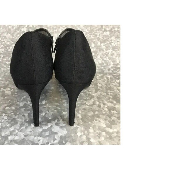 Impo Trilogy Women's Open Toe Heels Pumps Bootie Black Pre-Owned 10M - Picture 5 of 5